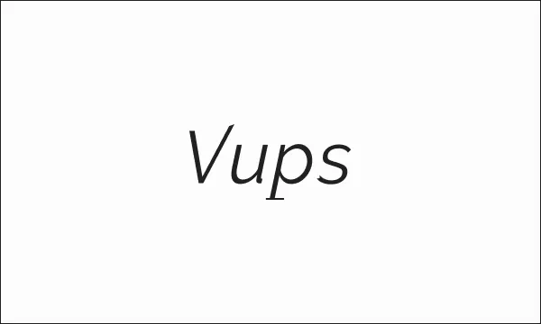 Vupsのホームページを公開しました！
